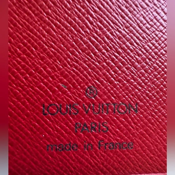 LOUIS VUITTON Epi Red Business Card Holder Card Case - Picture 7 of 9